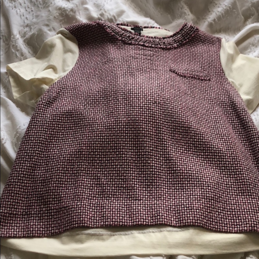 JCREW tweed shirt